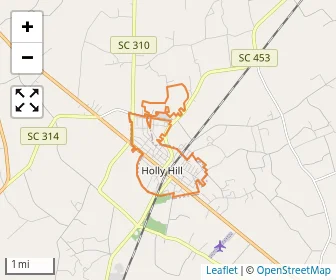 Area schools map